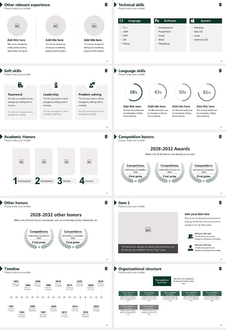 California State University-Sacramento Resume PPT Template16:9 ratio PPT effect preview image3