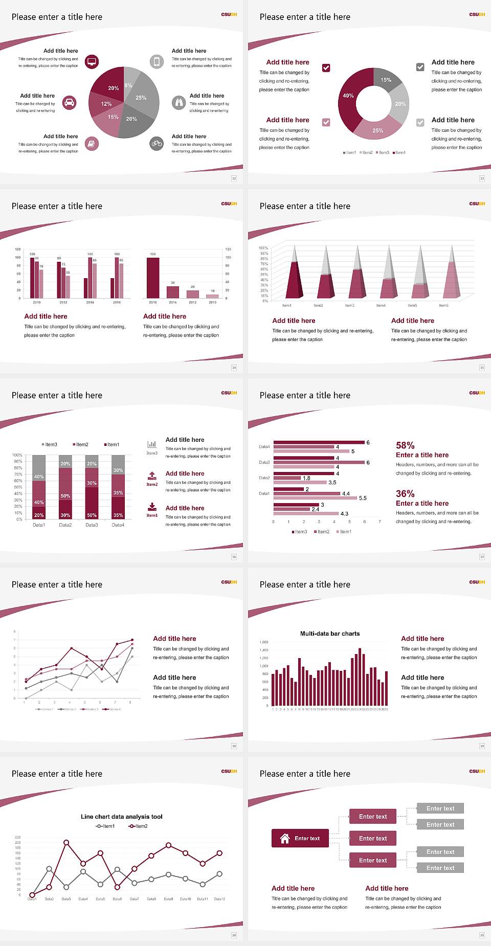 California State University-Dominguez Hills Course/Courseware Creation PPT Template4:3 ratio PPT effect preview image3