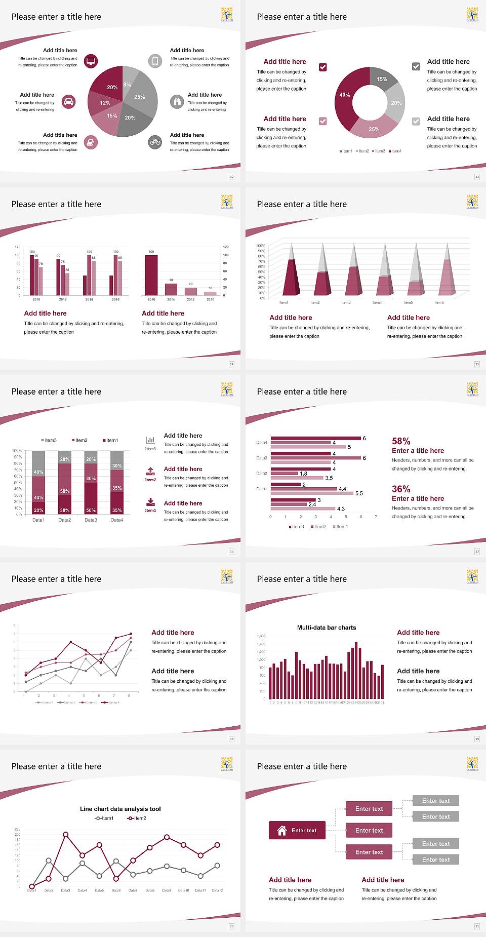 Caribbean University-Vega Baja Course/Courseware Creation PPT Template4:3 ratio PPT effect preview image3