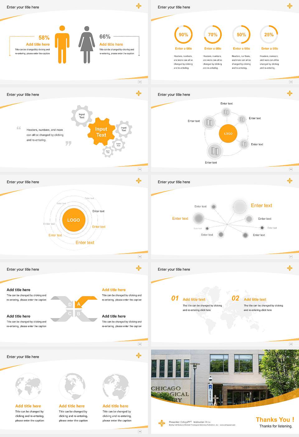 Bexley Hall Seabury Western Theological Seminary Federation, Inc Course/Courseware Creation PPT Template16:9 ratio PPT effect preview image4
