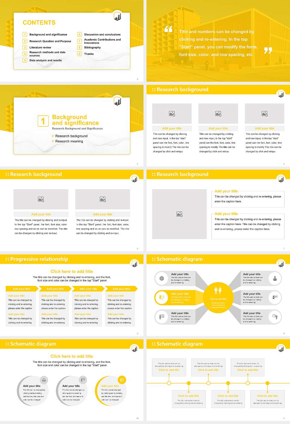 California State University-Los Angeles Graduation Thesis Defense PPT Template16:9 ratio PPT effect preview image2