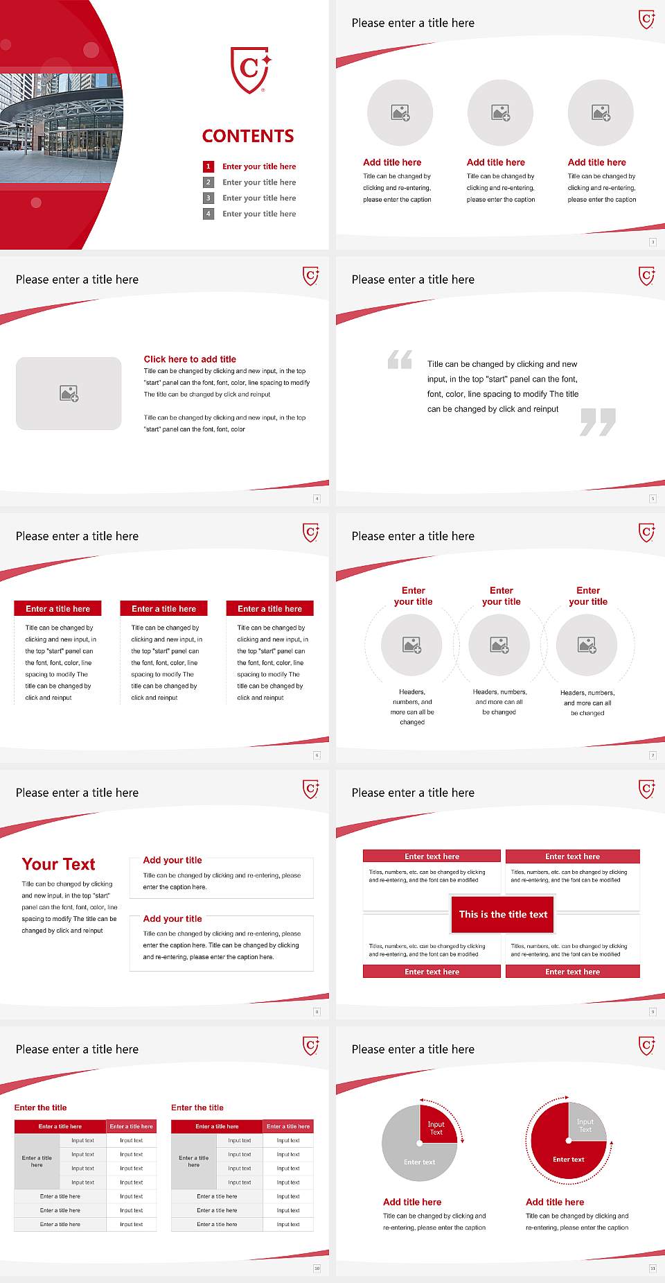 Capella University Course/Courseware Creation PPT Template4:3 ratio PPT effect preview image2