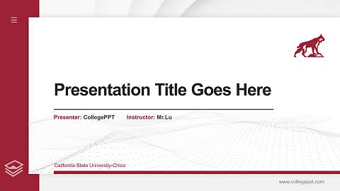 California State University-Chico Thesis Proposal/Graduation Defense PPT Template