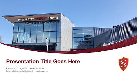 California State University-Stanislaus Course/Courseware Creation PPT Template