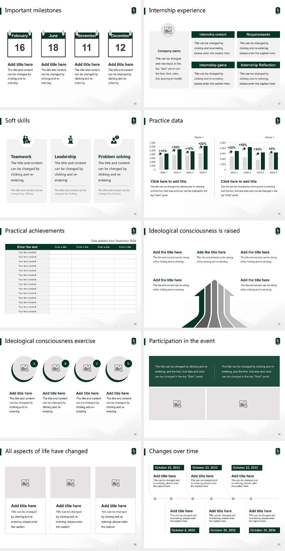 California State University-Sacramento National Scholarship Defense PPT Template4:3 ratio PPT effect preview image3