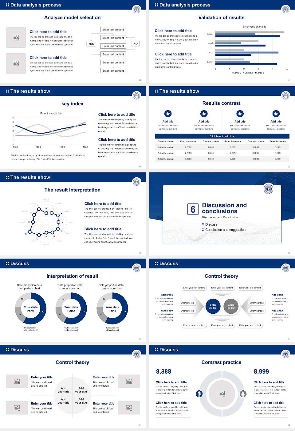 Brandeis University Graduation Thesis Defense PPT Template16:9 ratio PPT effect preview image5