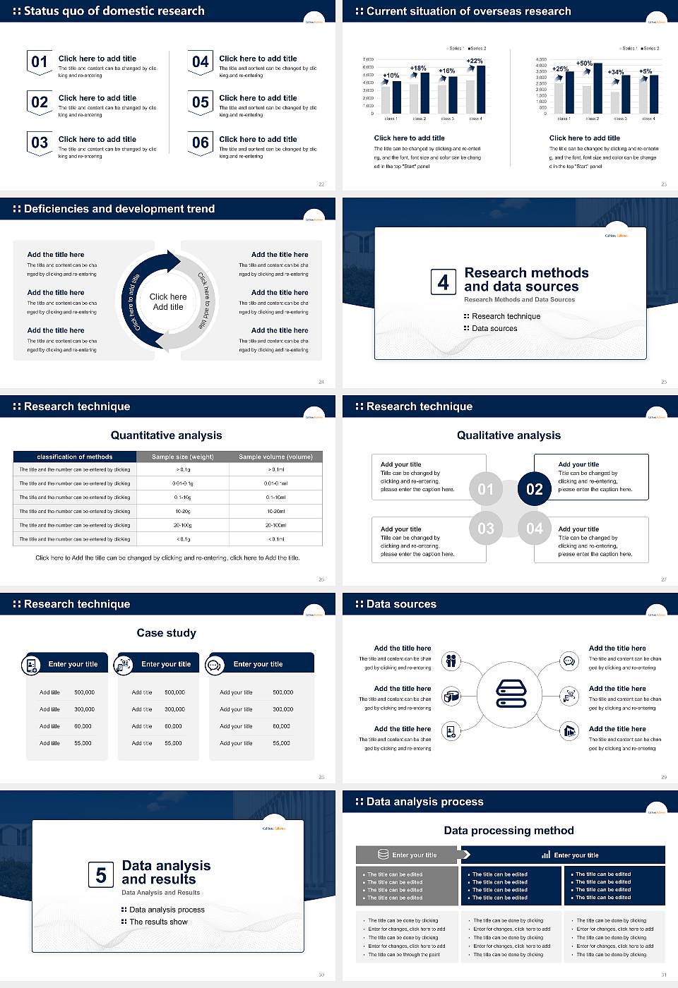 California State University-Fullerton Graduation Thesis Defense PPT Template16:9 ratio PPT effect preview image4