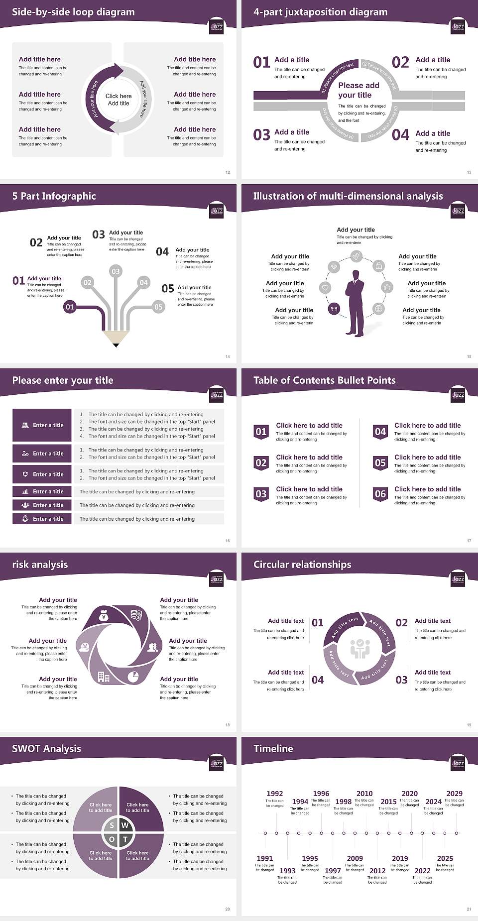 California Jazz Conservatory Academic Presentation/Research Findings Report PPT Template4:3 ratio PPT effect preview image3