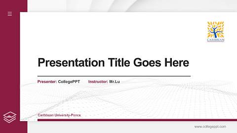 Caribbean University-Ponce Thesis Proposal/Graduation Defense PPT Template