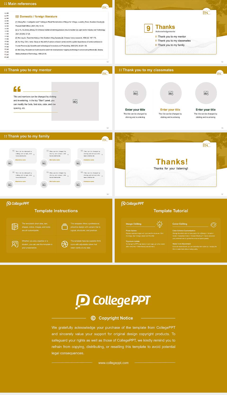 Birmingham-Southern College Graduation Thesis Defense PPT Template16:9 ratio PPT effect preview image7