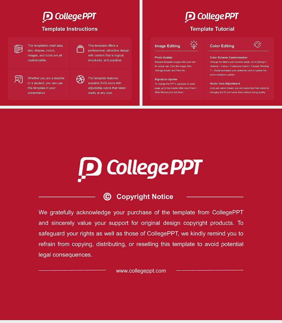 Brooklyn Law School Course/Courseware Creation PPT Template4:3 ratio PPT effect preview image5