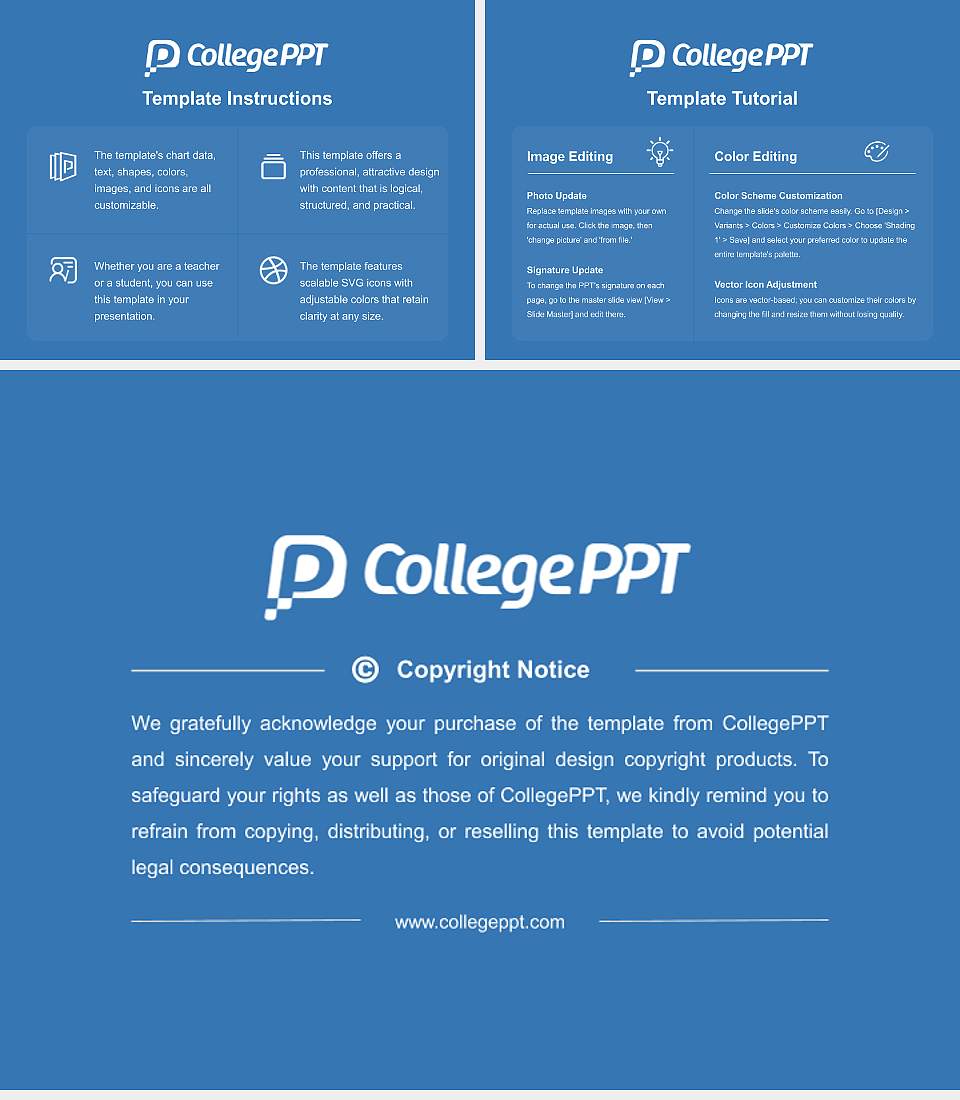 Carleton College Academic Presentation/Research Findings Report PPT Template4:3 ratio PPT effect preview image5