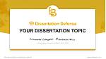 California State University-Long Beach Graduation Thesis Defense PPT Template