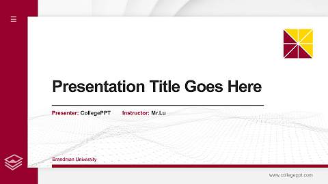 Brandman University Thesis Proposal/Graduation Defense PPT Template