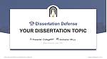 Brenau University Graduation Thesis Defense PPT Template