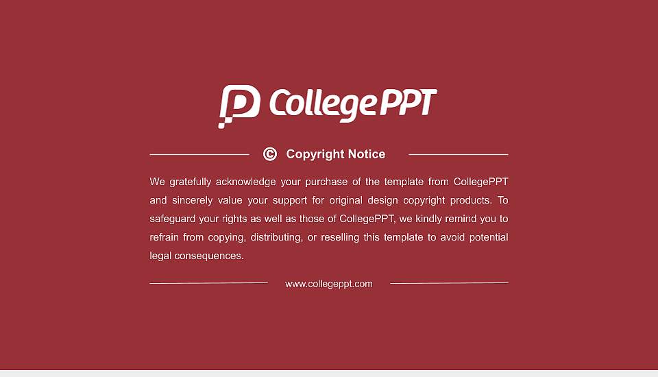 Bridgewater College Thesis Proposal/Graduation Defense PPT Template16:9 ratio PPT effect preview image5