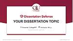 Campbellsville University Graduation Thesis Defense PPT Template
