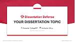 Bryn Athyn College Graduation Thesis Defense PPT Template