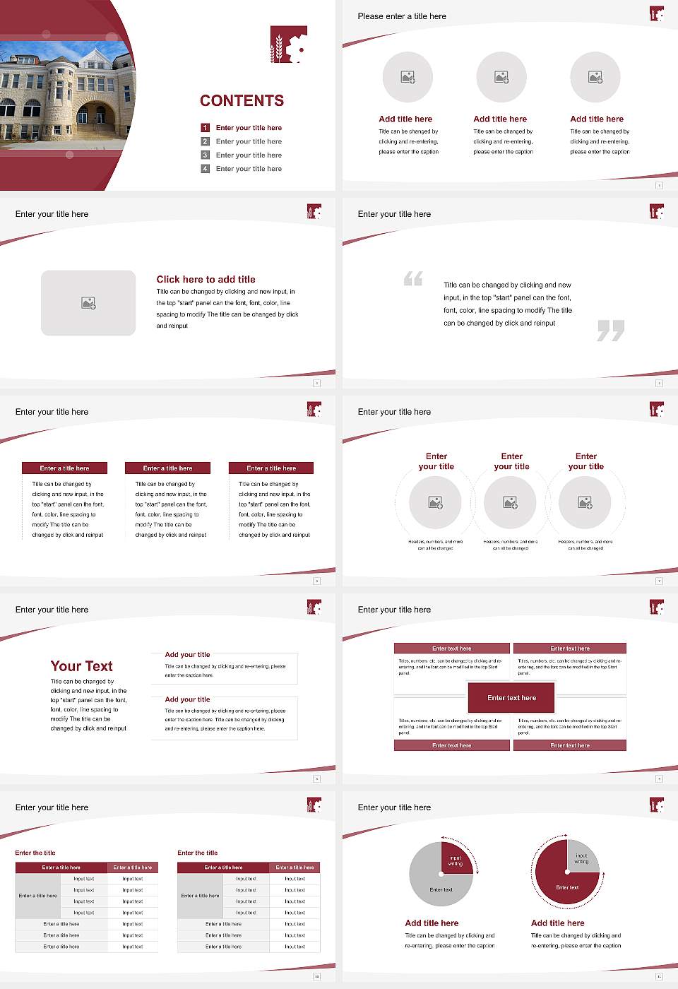 Bethel College-North Newton Course/Courseware Creation PPT Template16:9 ratio PPT effect preview image2