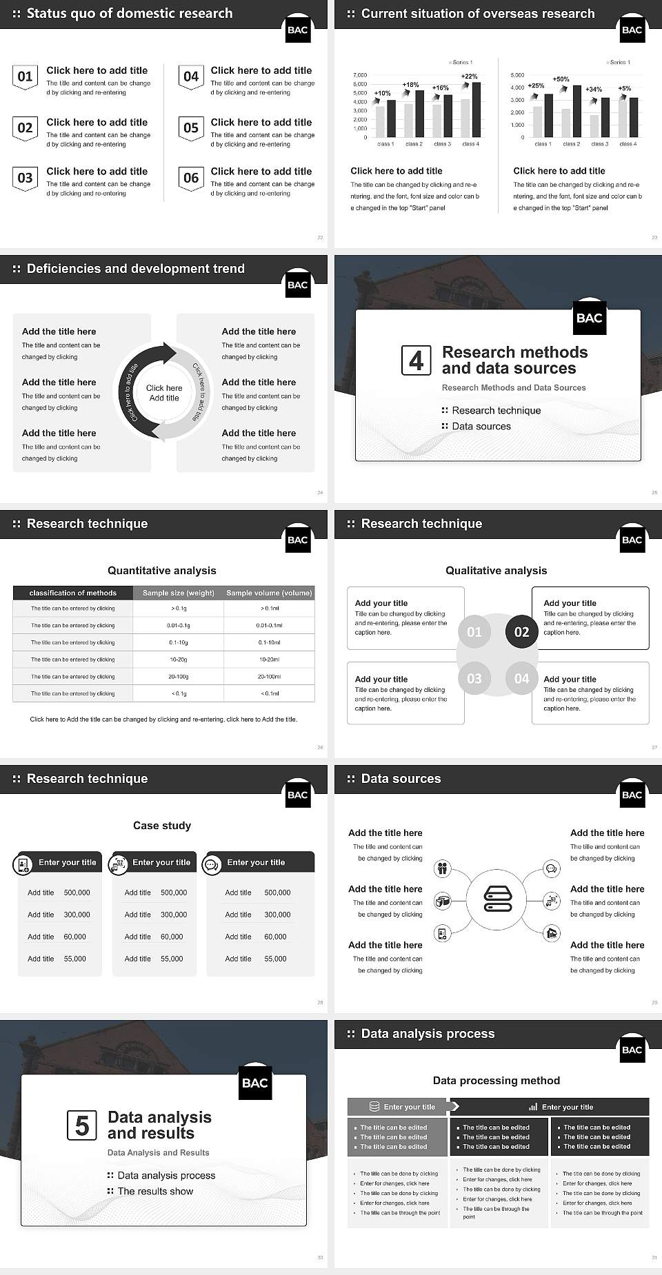 Boston Architectural College Graduation Thesis Defense PPT Template4:3 ratio PPT effect preview image4