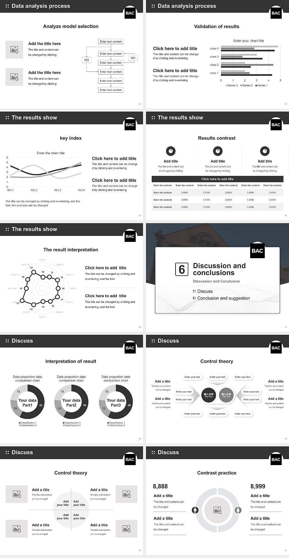 Boston Architectural College Graduation Thesis Defense PPT Template4:3 ratio PPT effect preview image5