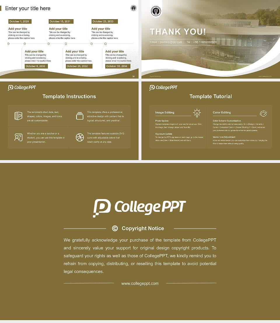 Bryant University Lecture Sharing and Networking Event PPT Template16:9 ratio PPT effect preview image4