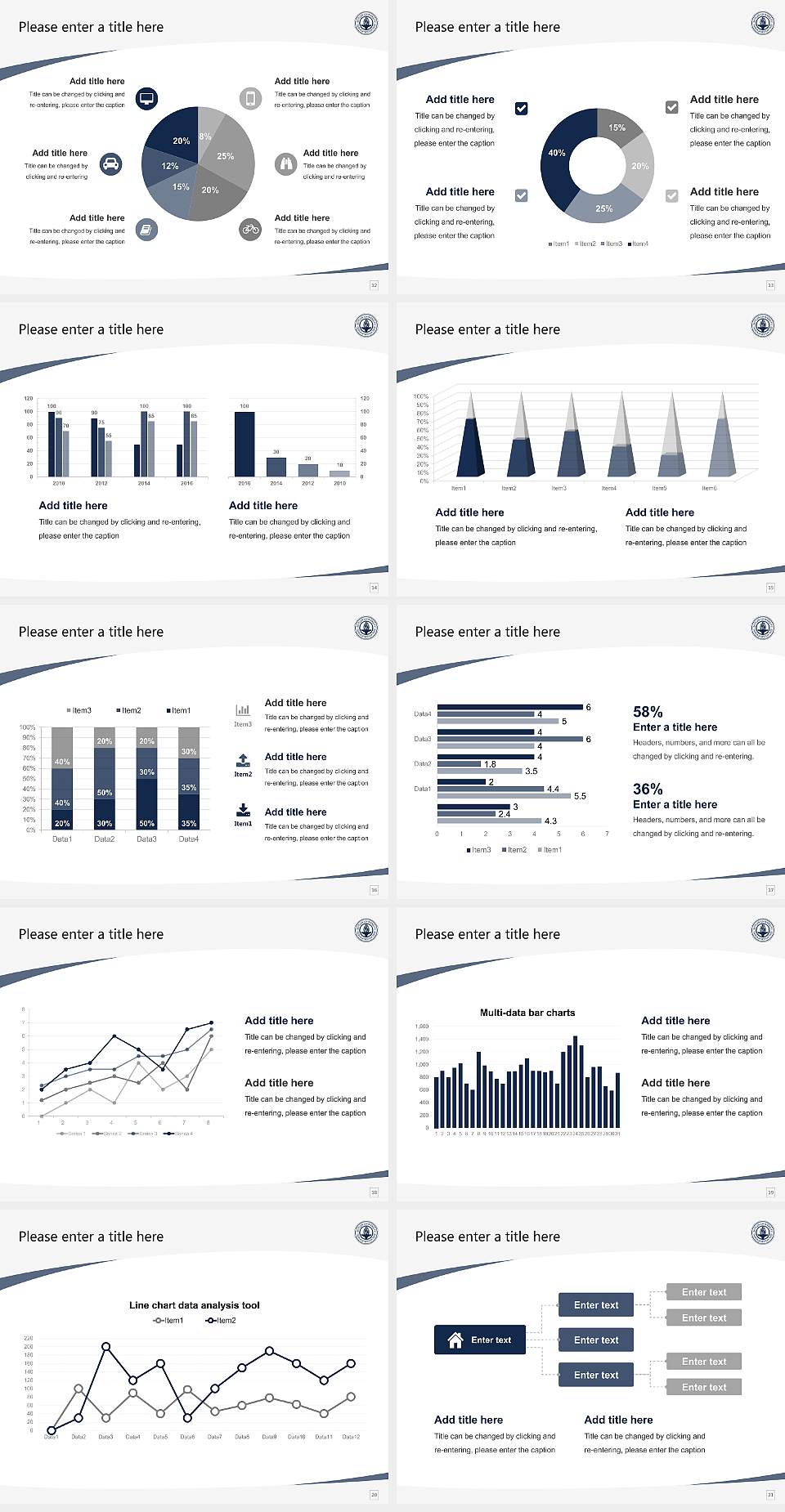 Butler University Course/Courseware Creation PPT Template4:3 ratio PPT effect preview image3