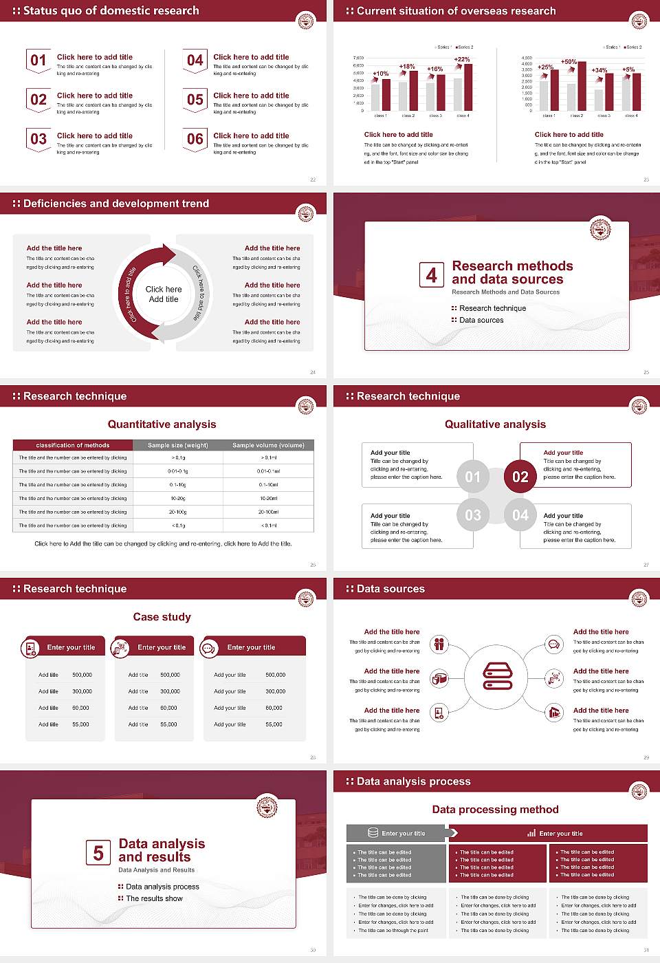 Calumet College of Saint Joseph Graduation Thesis Defense PPT Template16:9 ratio PPT effect preview image4