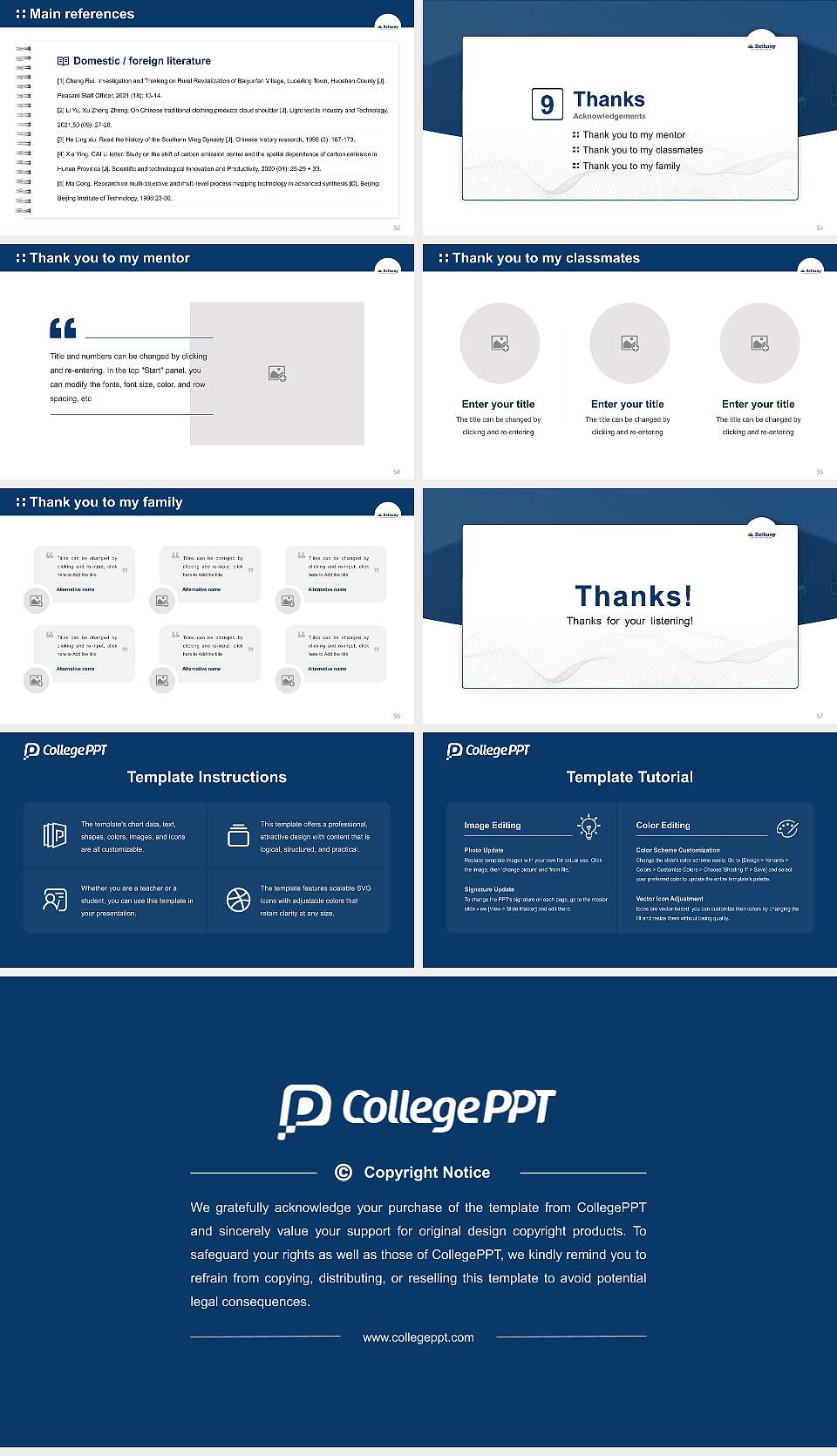 Bethany Theological Seminary Graduation Thesis Defense PPT Template16:9 ratio PPT effect preview image7