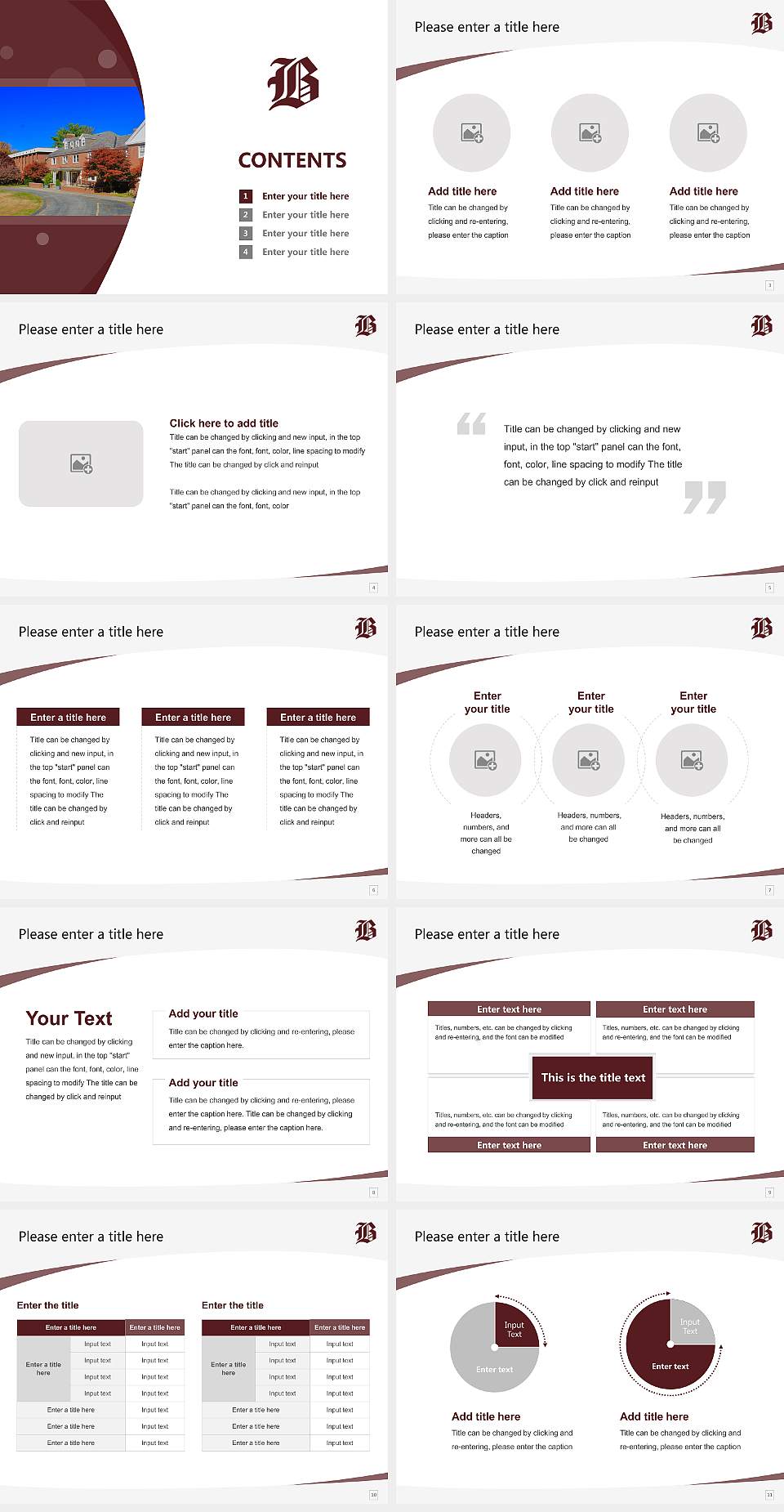 Boston Baptist College Course/Courseware Creation PPT Template4:3 ratio PPT effect preview image2