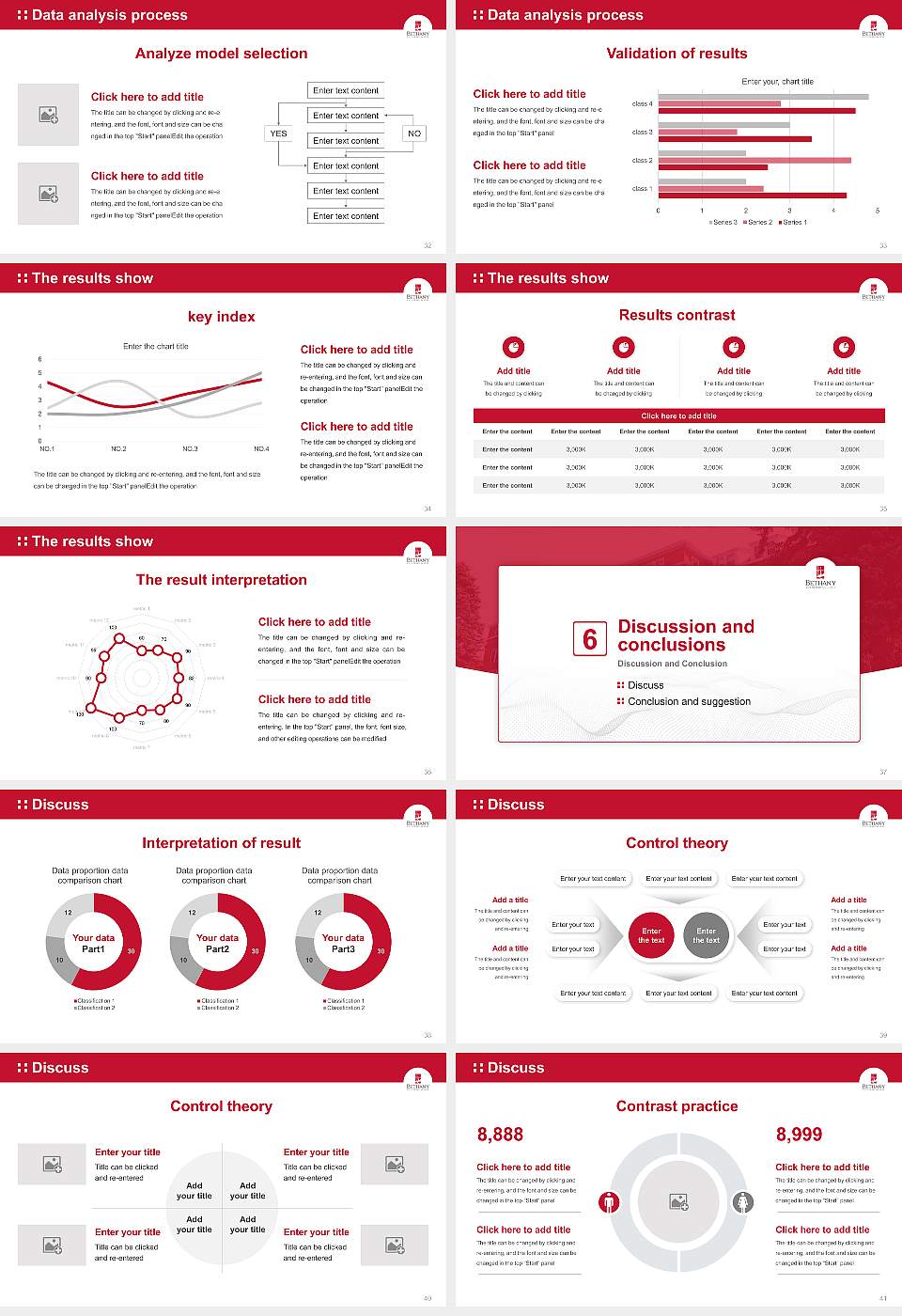 Bethany Lutheran College Graduation Thesis Defense PPT Template16:9 ratio PPT effect preview image5