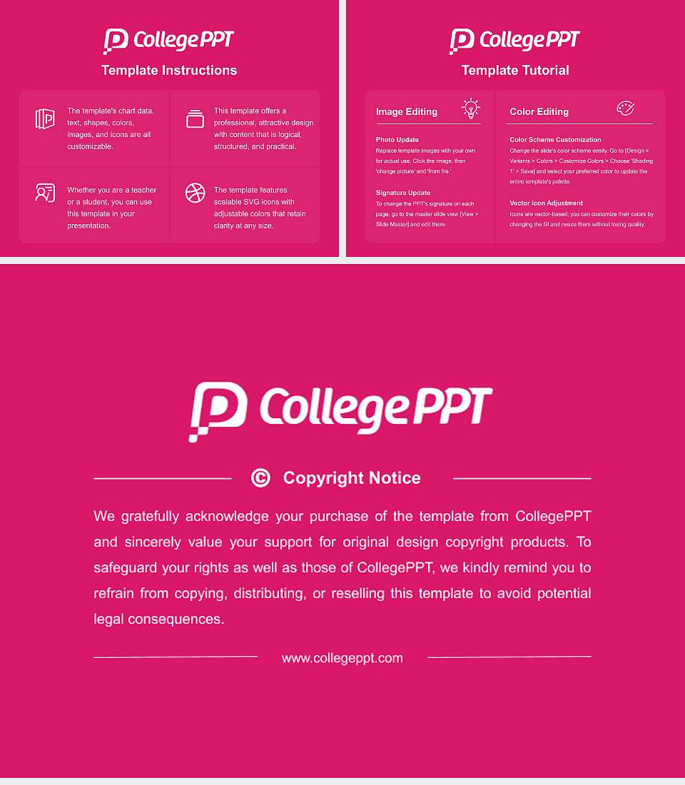 California Institute of Integral Studies Course/Courseware Creation PPT Template4:3 ratio PPT effect preview image5