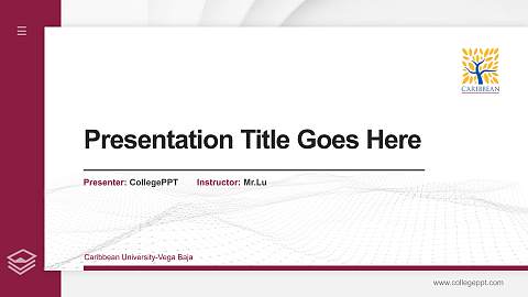 Caribbean University-Vega Baja Thesis Proposal/Graduation Defense PPT Template