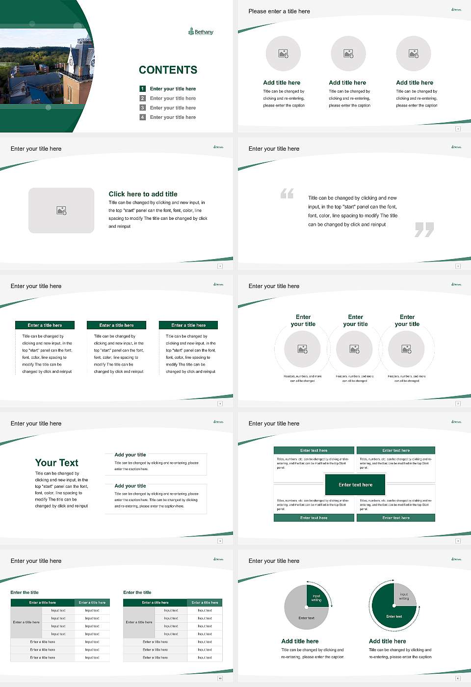 Bethany College (West Virginia) Course/Courseware Creation PPT Template16:9 ratio PPT effect preview image2