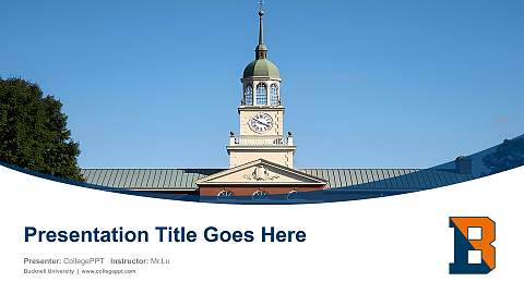 Bucknell University Course/Courseware Creation PPT Template