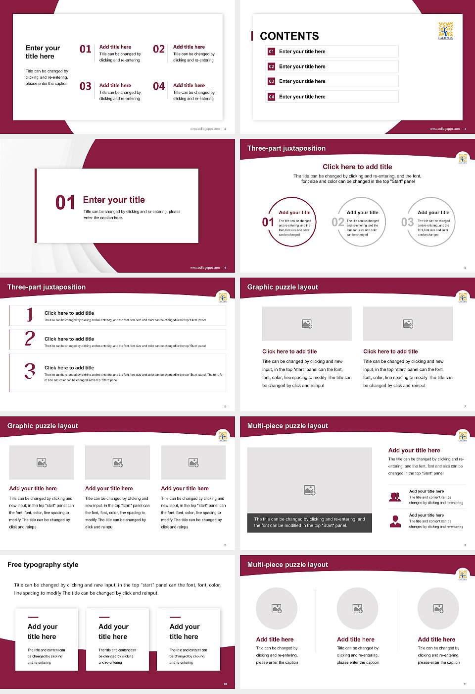 Caribbean University-Vega Baja Academic Presentation/Research Findings Report PPT Template16:9 ratio PPT effect preview image2
