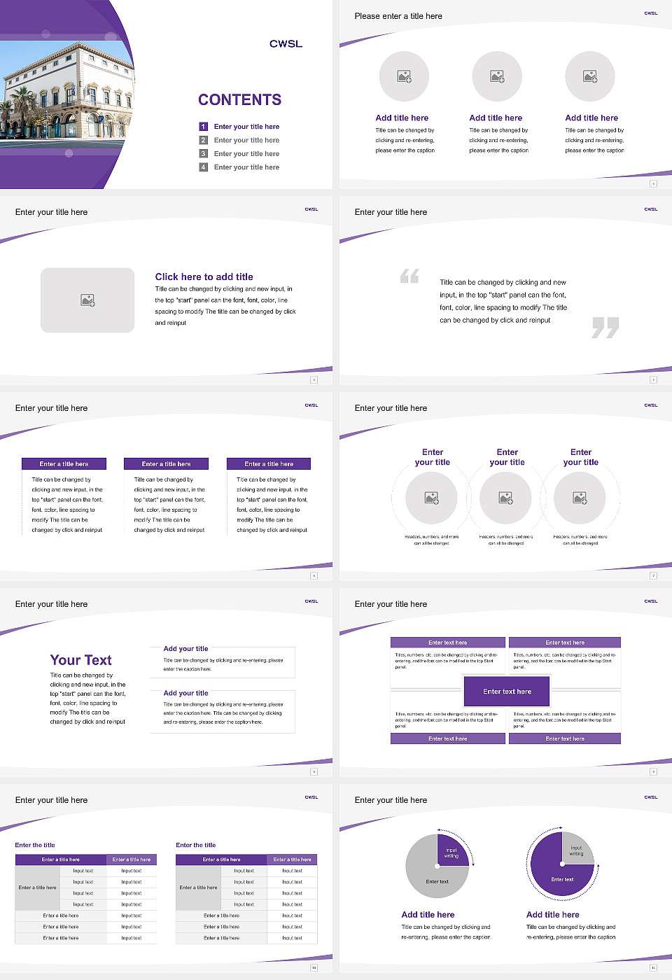 California Western School of Law Course/Courseware Creation PPT Template16:9 ratio PPT effect preview image2