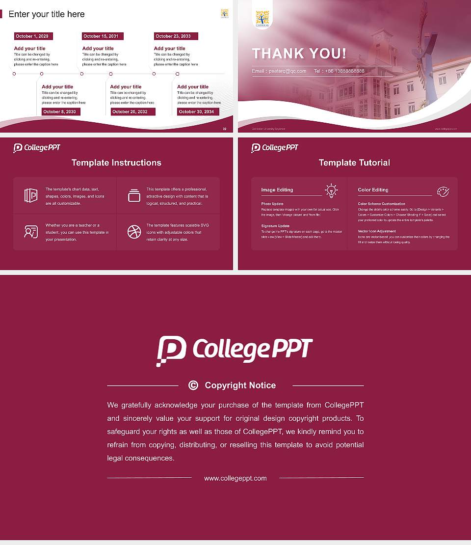 Caribbean University-Bayamon Lecture Sharing and Networking Event PPT Template16:9 ratio PPT effect preview image4