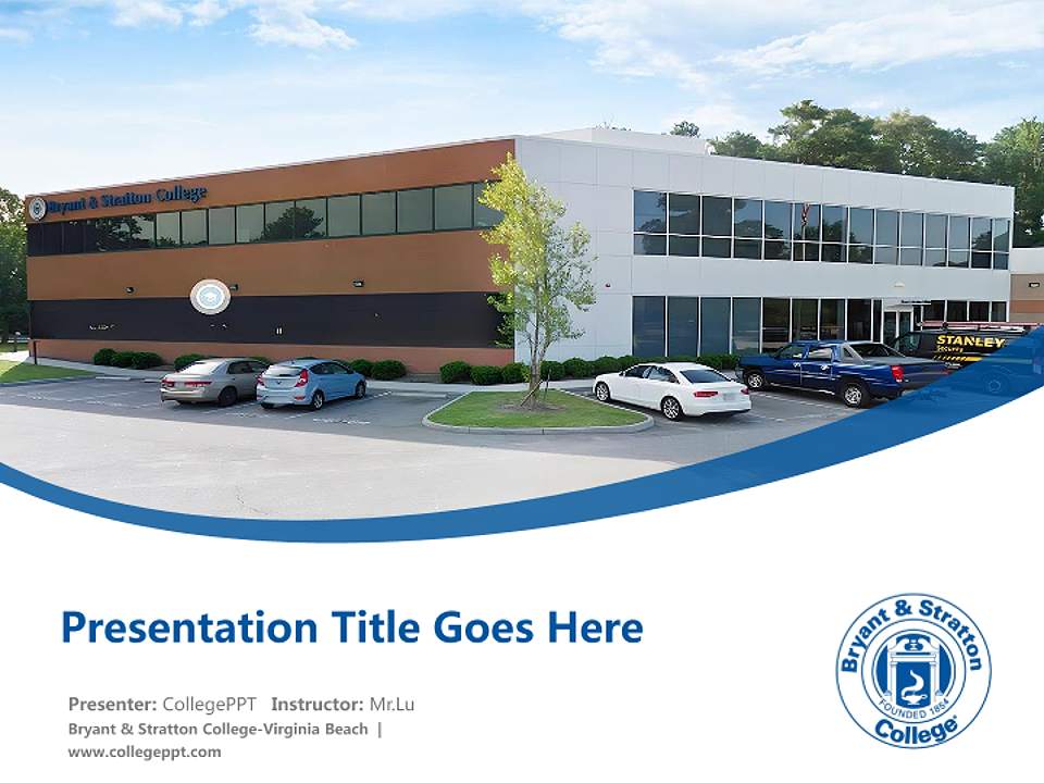 Bryant & Stratton College-Virginia Beach Course/Courseware Creation PPT Template4:3 ratio PPT effect preview image5