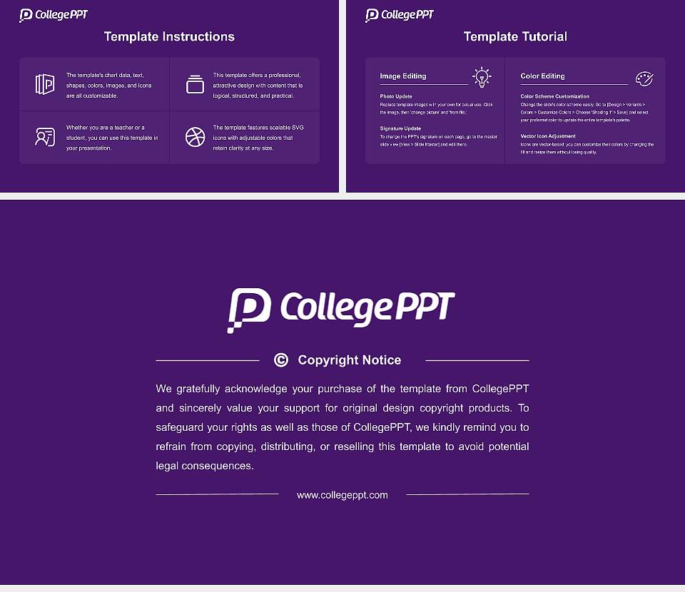 Bluffton University Academic Presentation/Research Findings Report PPT Template16:9 ratio PPT effect preview image5