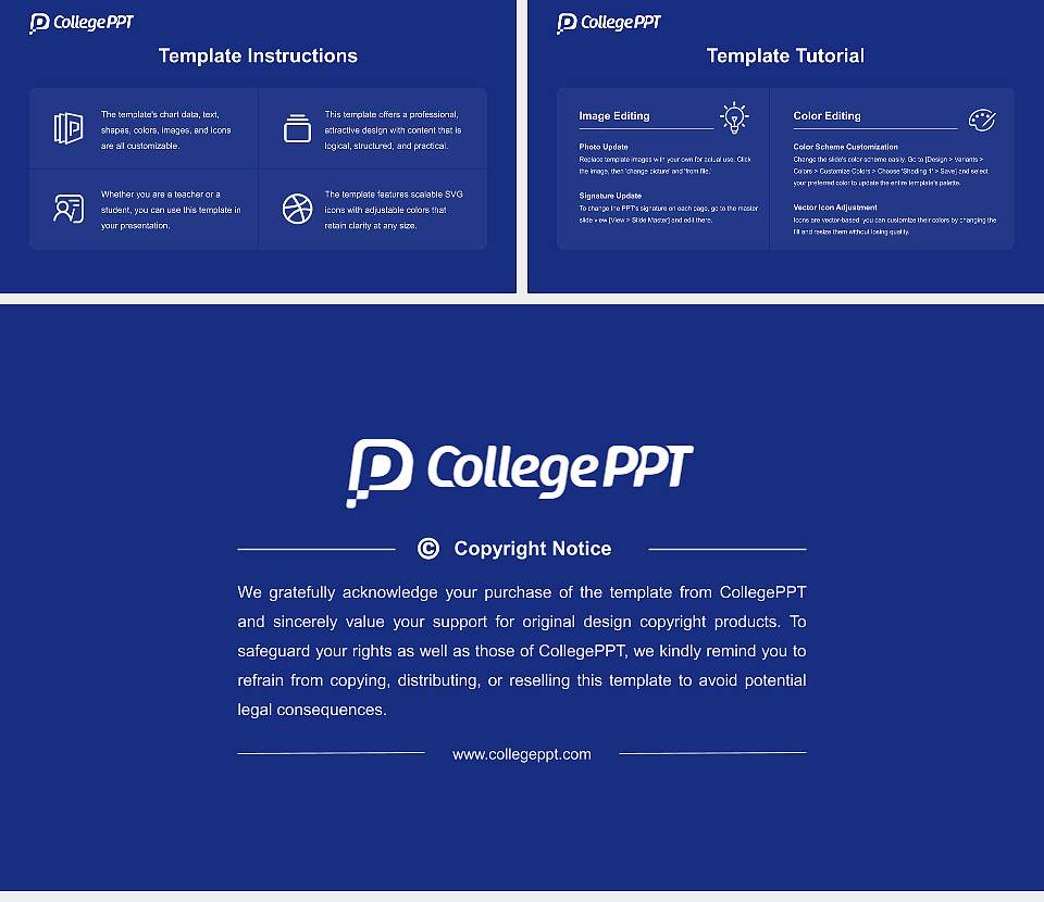 Berkeley College-New York Academic Presentation/Research Findings Report PPT Template16:9 ratio PPT effect preview image5
