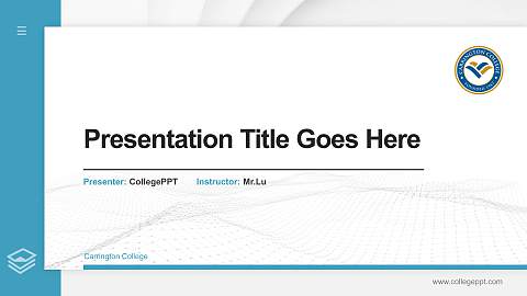 Carrington College Thesis Proposal/Graduation Defense PPT Template