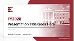 Bridgewater College Academic Presentation/Research Findings Report PPT Template