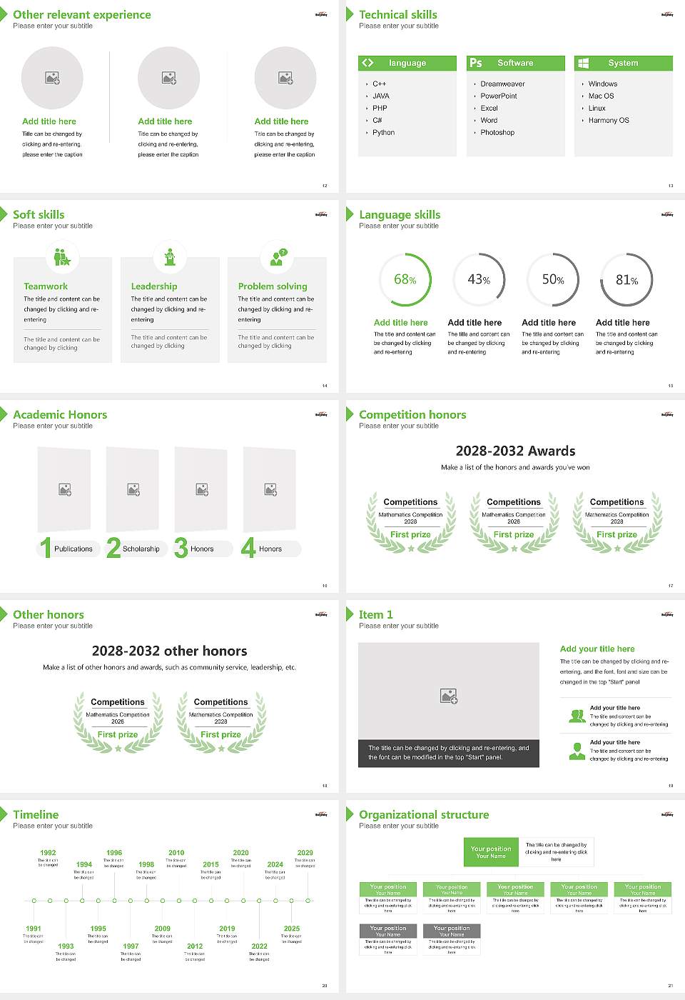 Bridgevalley Community & Technical College Resume PPT Template16:9 ratio PPT effect preview image3