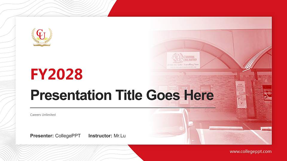 Careers Unlimited Academic Presentation/Research Findings Report PPT Template16:9 ratio PPT effect preview image