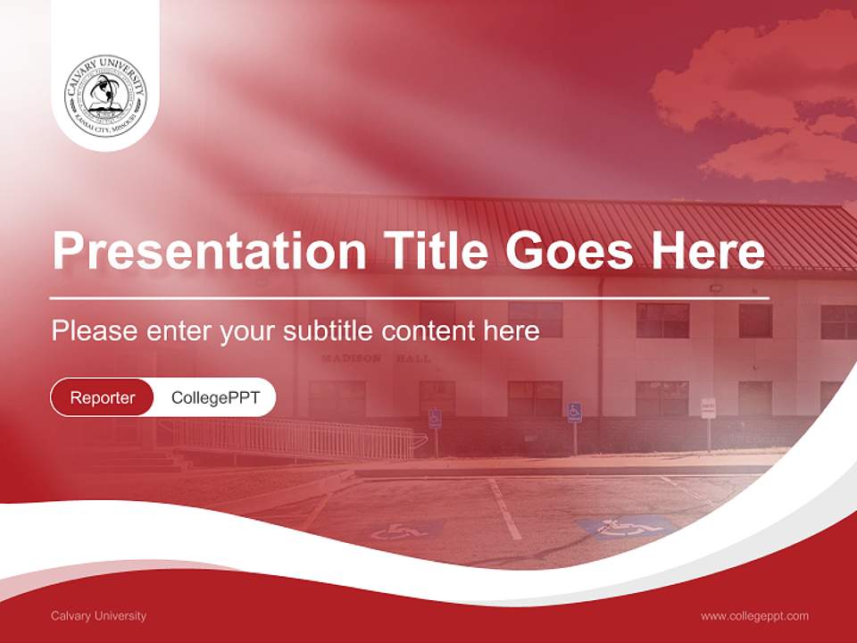 Calvary University Lecture Sharing and Networking Event PPT Template4:3 ratio PPT effect preview image4