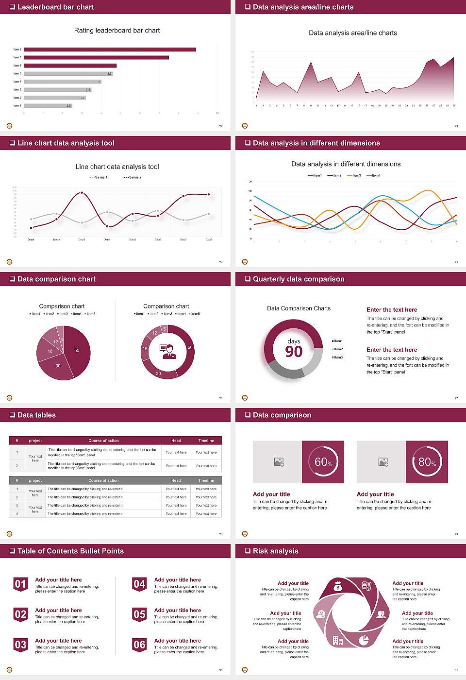 Bethune-Cookman University General Purpose PPT Template16:9 ratio PPT effect preview image4