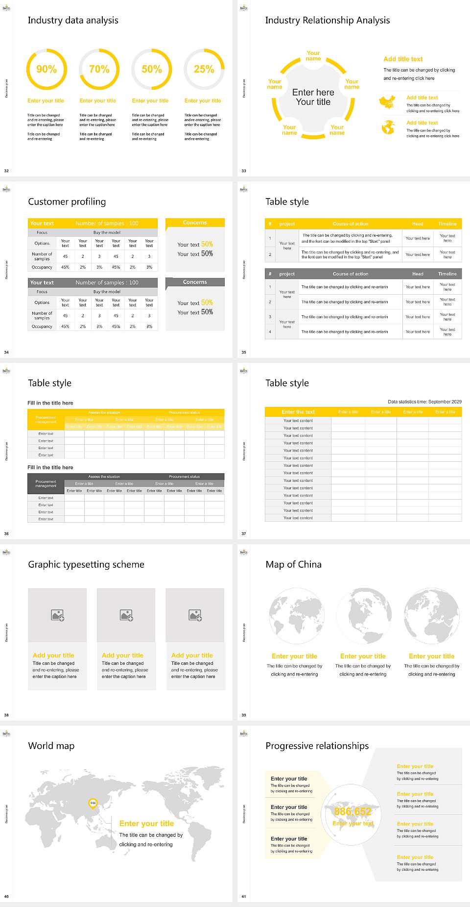 Bowie State University Competition/Entrepreneurship Contest PPT Template4:3 ratio PPT effect preview image5