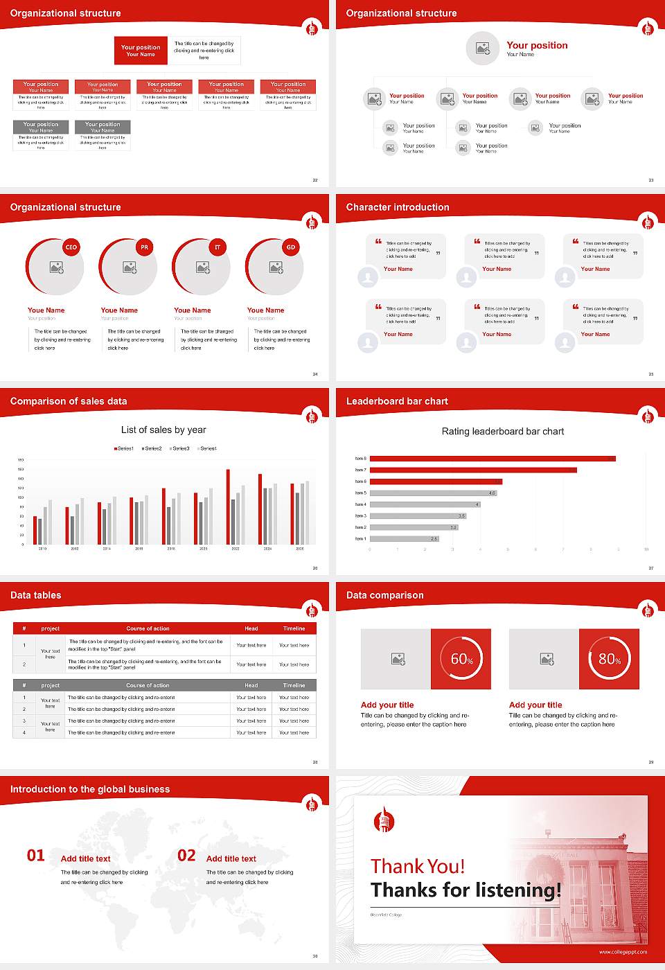 Bloomfield College Academic Presentation/Research Findings Report PPT Template16:9 ratio PPT effect preview image4