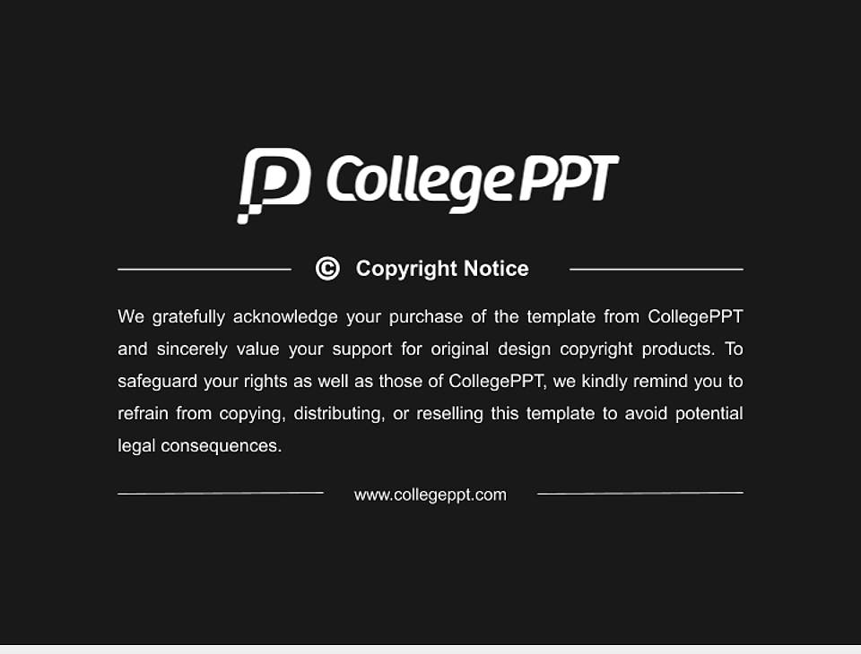 Blackburn College General Purpose PPT Template4:3 ratio PPT effect preview image6